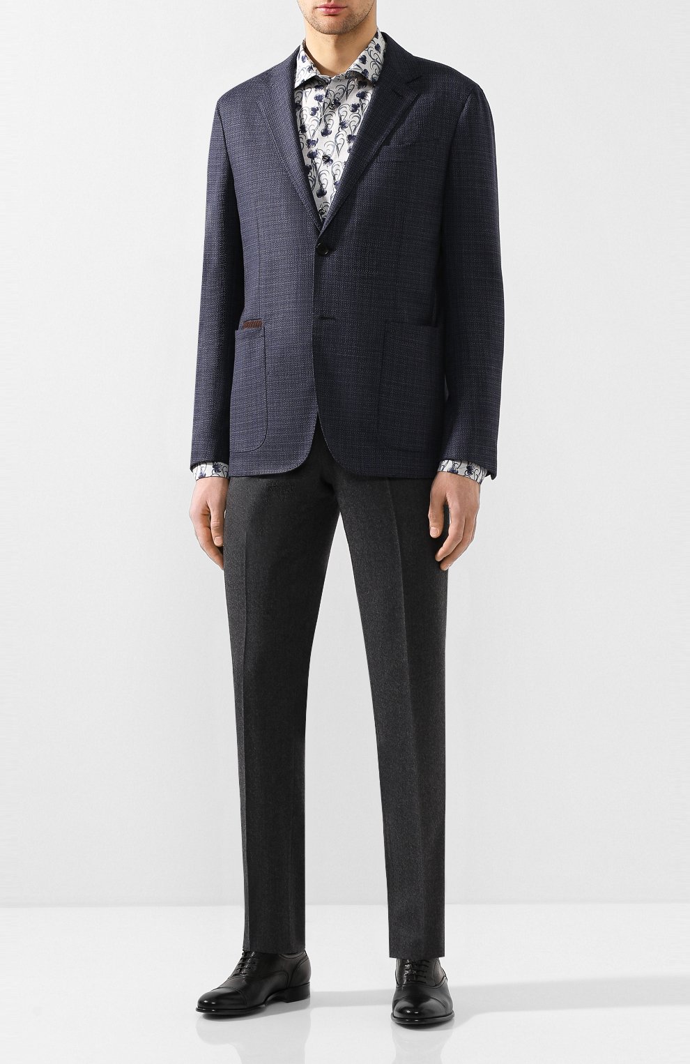 Кожаные оксфорды MORESCHI, арт. 42166/162, фото 2