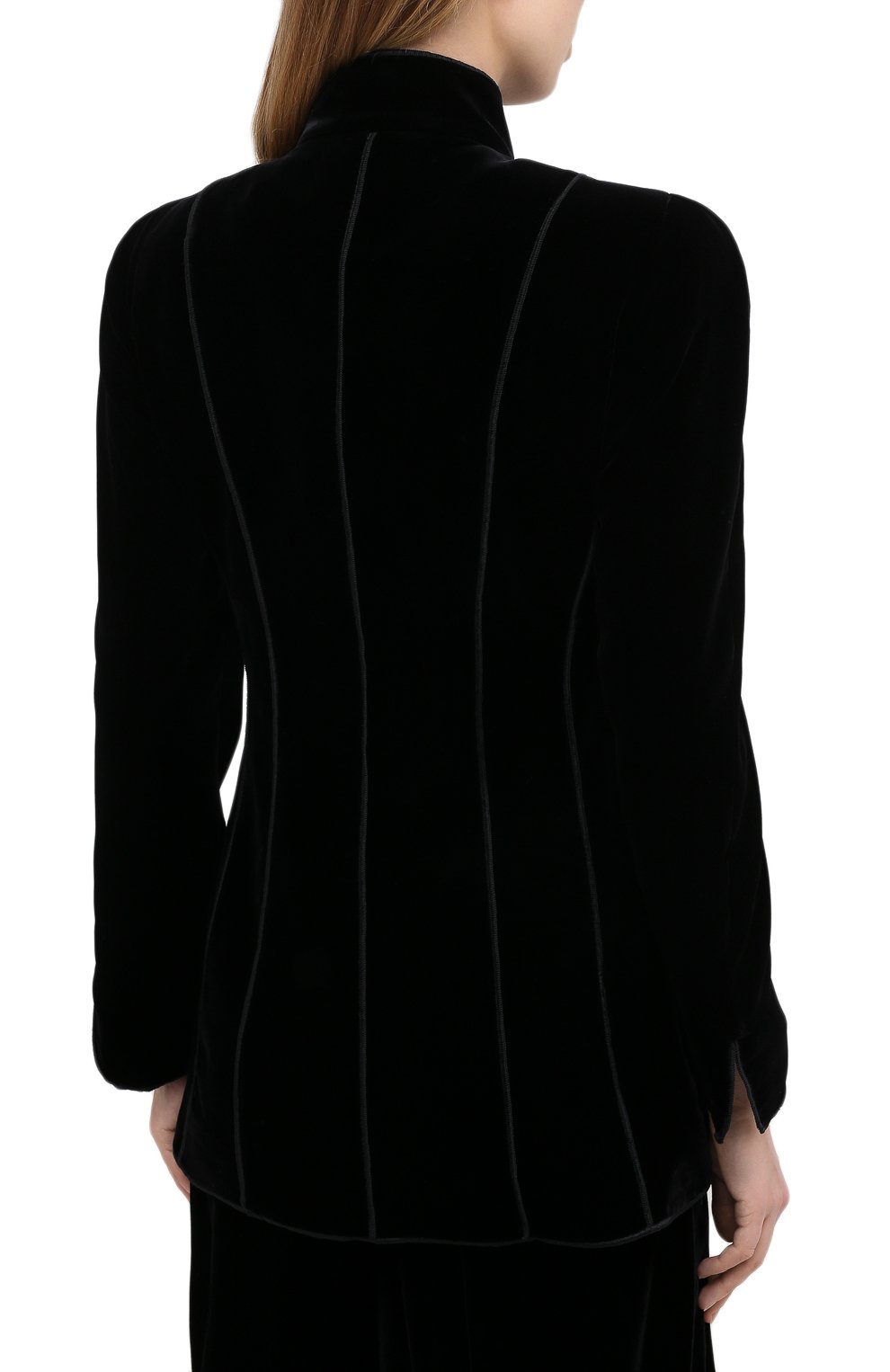 Жакет из вискозы и шелка GIORGIO ARMANI, арт. 0WHGG0I3/T01FD, фото 4