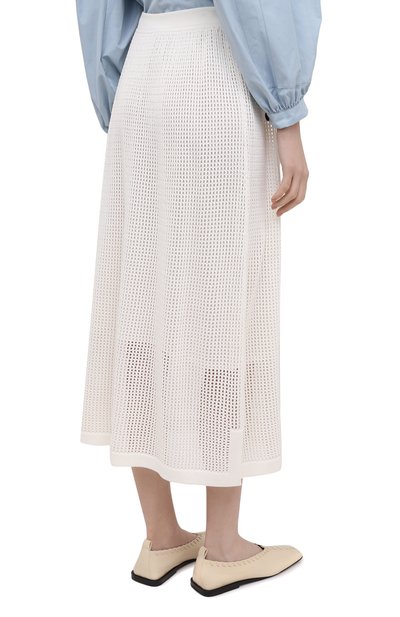 Юбка из хлопка и шелка LORO PIANA, арт. FAL5799, фото 4