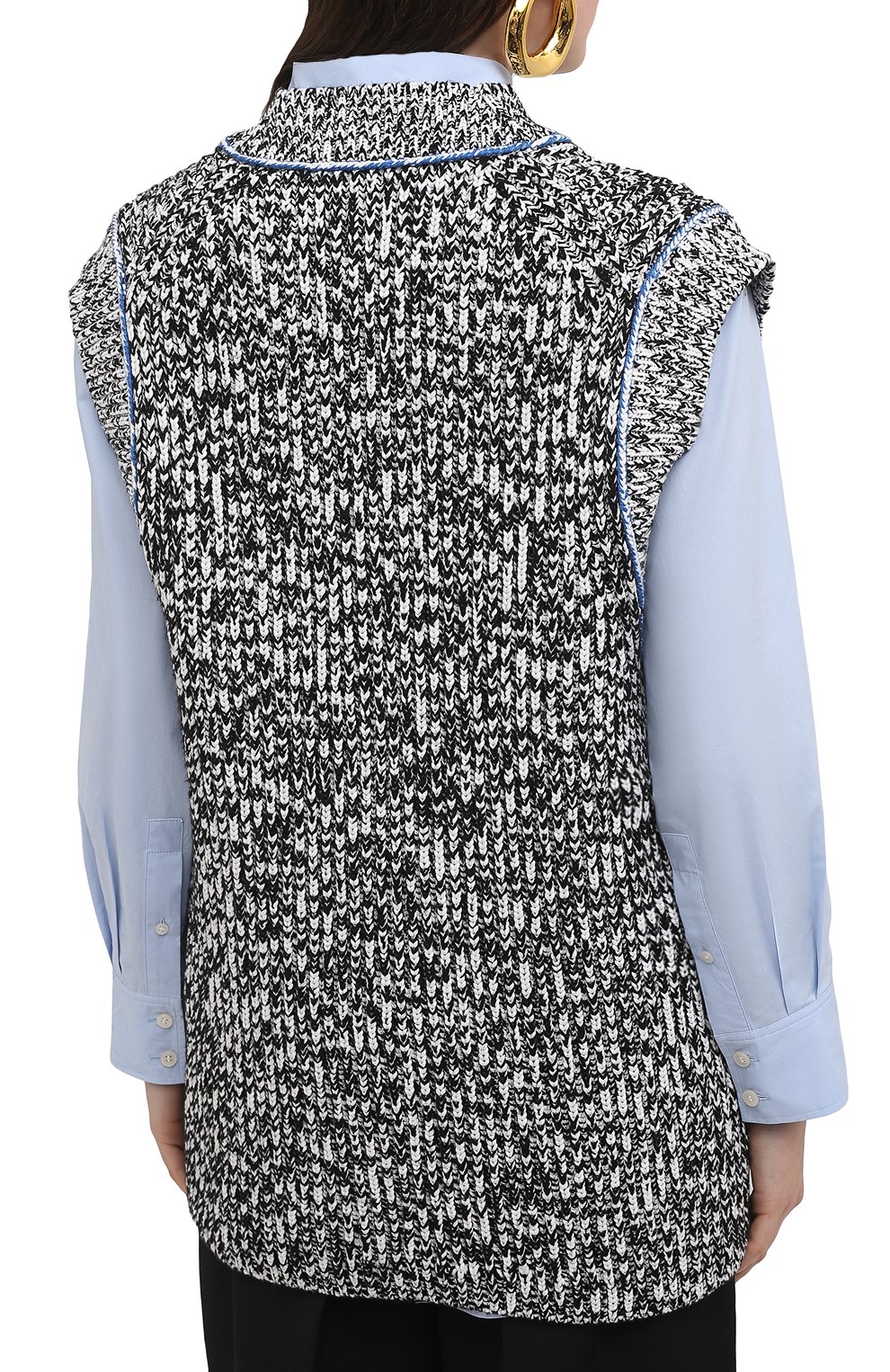 Жилет из хлопка и шерсти ACNE STUDIOS, арт. A60250, фото 4