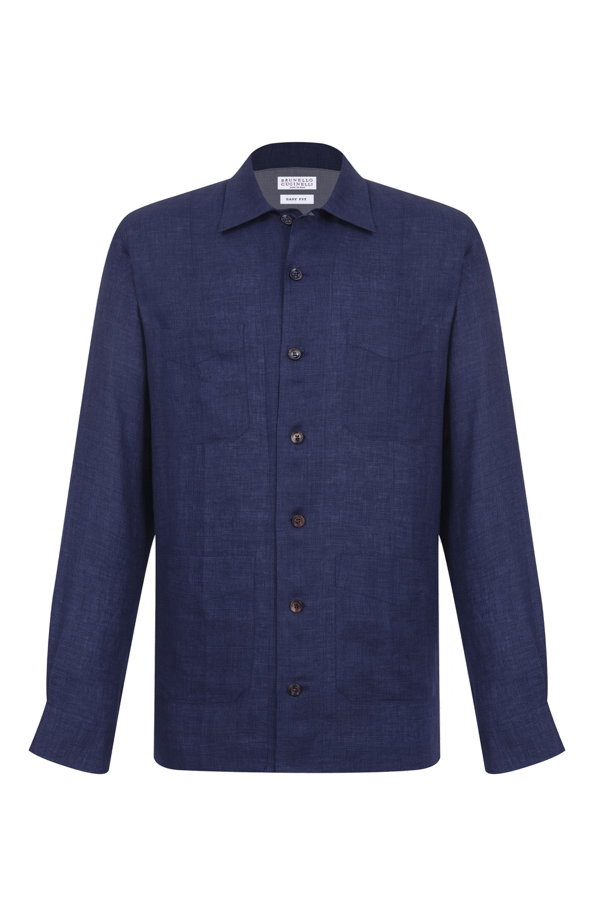 Льняная рубашка BRUNELLO CUCINELLI, арт. MM6950648, фото 1