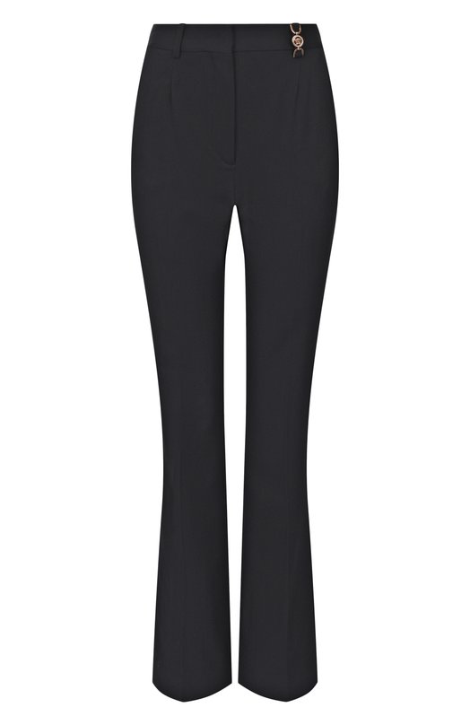 Шерстяные брюки Versace 1013158/1A04649 Чёрный 1013158/1A04649