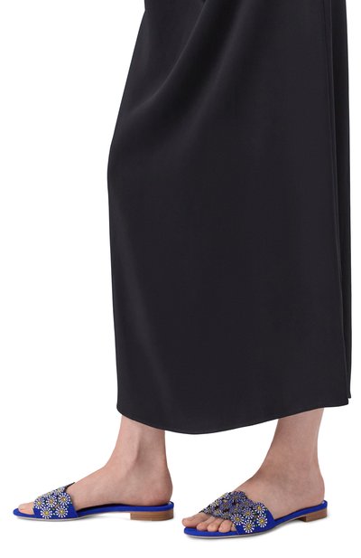 Замшевые шлепанцы daisy RENE CAOVILLA, арт. C12129-010/C001, фото 2