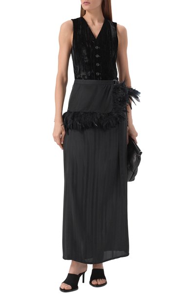 Шелковая юбка-фартук ANN DEMEULEMEESTER, арт. B0013988/FA732, фото 2
