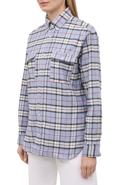Хлопковая рубашка ISABEL MARANT ETOILE, арт. CH0738-21P024E/LAY0L, фото 3