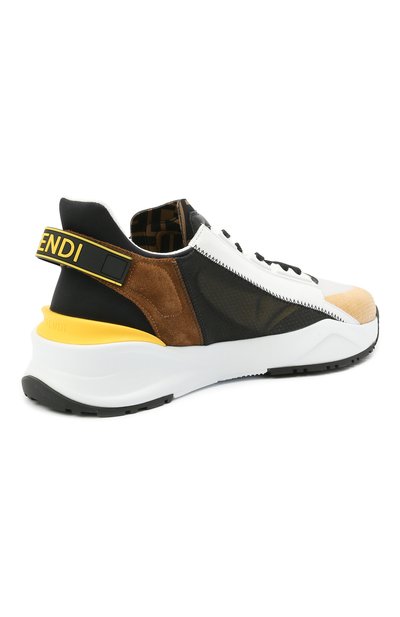 Комбинированные кроссовки flow FENDI, арт. 7E1392 AD7V, фото 4