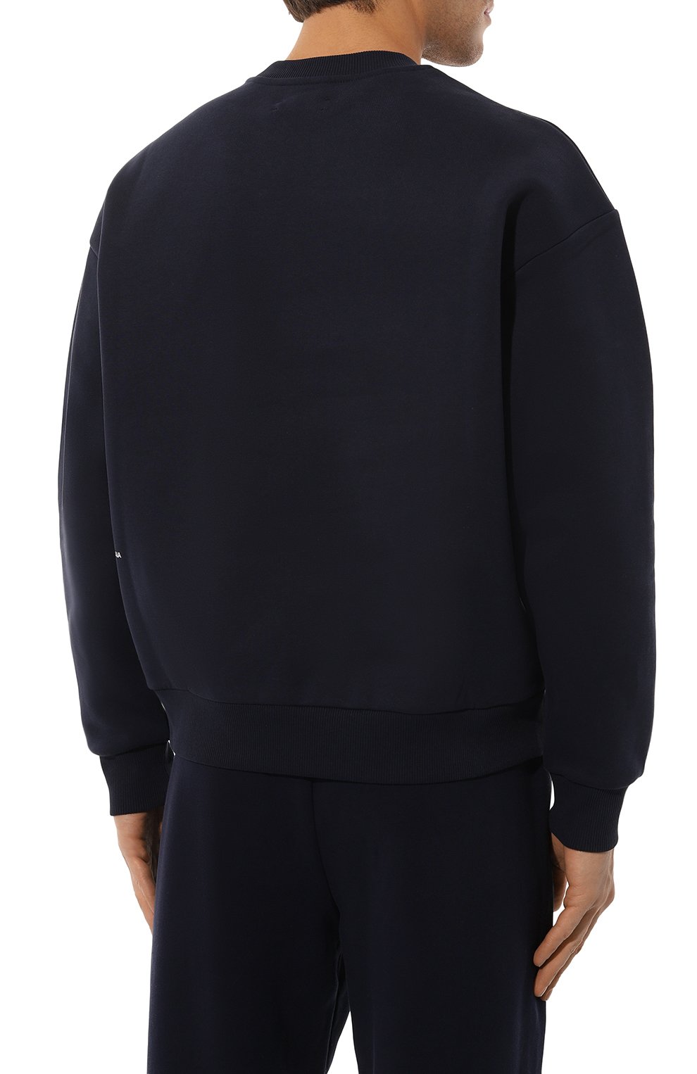 Хлопковый свитшот PANGAIA темно-синего цвета по цене 14650 руб., арт. 10000299, фото 7 Хлопковый свитшот PANGAIA, арт. 10000299, фото 7