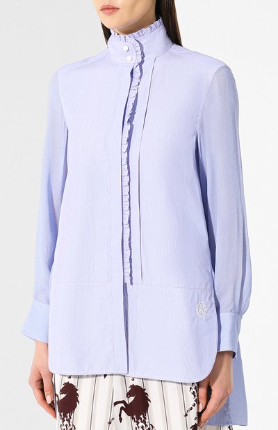 Рубашка с воротником-стойкой CHLOÉ, арт. CHC19SHT05040, фото 3