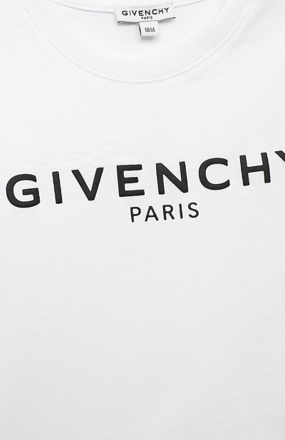 Хлопковая футболка GIVENCHY белого цвета по цене 12200 руб., арт. H05J16, фото 3 Хлопковая футболка GIVENCHY, арт. H05J16, фото 3