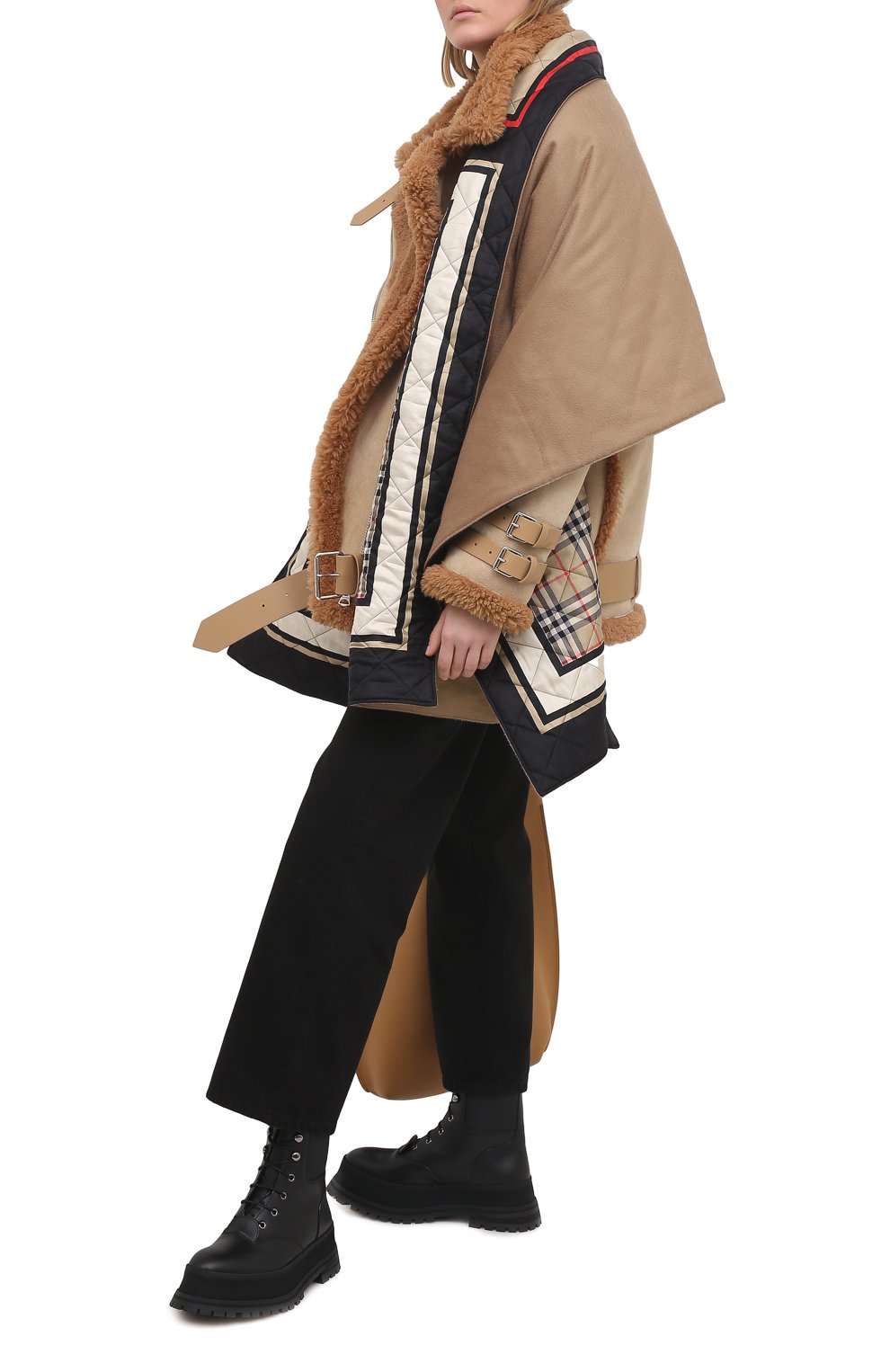 Шерстяная накидка BURBERRY, арт. 8033673, фото 2