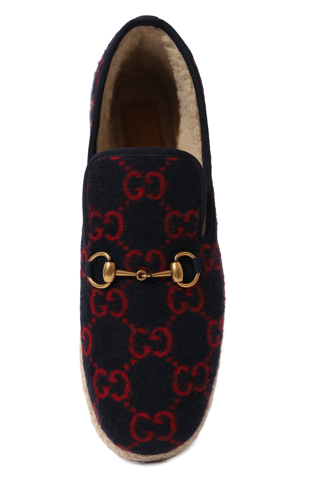 Текстильные лоферы GUCCI, арт. 574845 G3810, фото 6