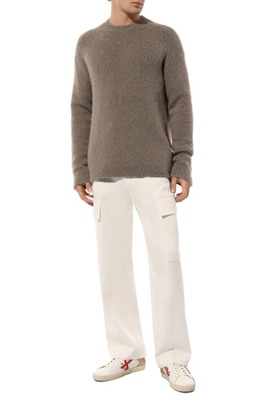 Кожаные кеды Steven Premiata STEVEN/VAR 6650 Белый  STEVEN/VAR 6650 Фото 2