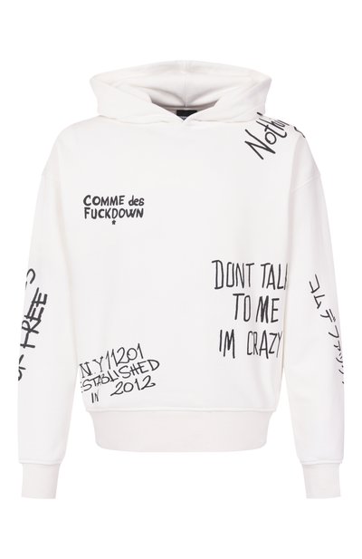 Хлопковое худи COMME DES FUCKDOWN, арт. CFABM01550, фото 1
