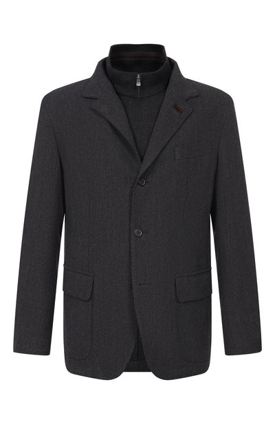 Мужской пиджак из шерсти и кашемира CORNELIANI, арт. 26X549/2618587