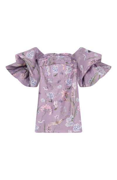 Платье из вискозы и льна MAISON AVA, арт. MA-SS25-GT01