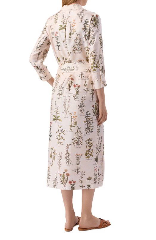 Шелковое платье Colombo AB00355/F/T0666-11-2G Кремовый  AB00355/F/T0666-11-2G Фото 3