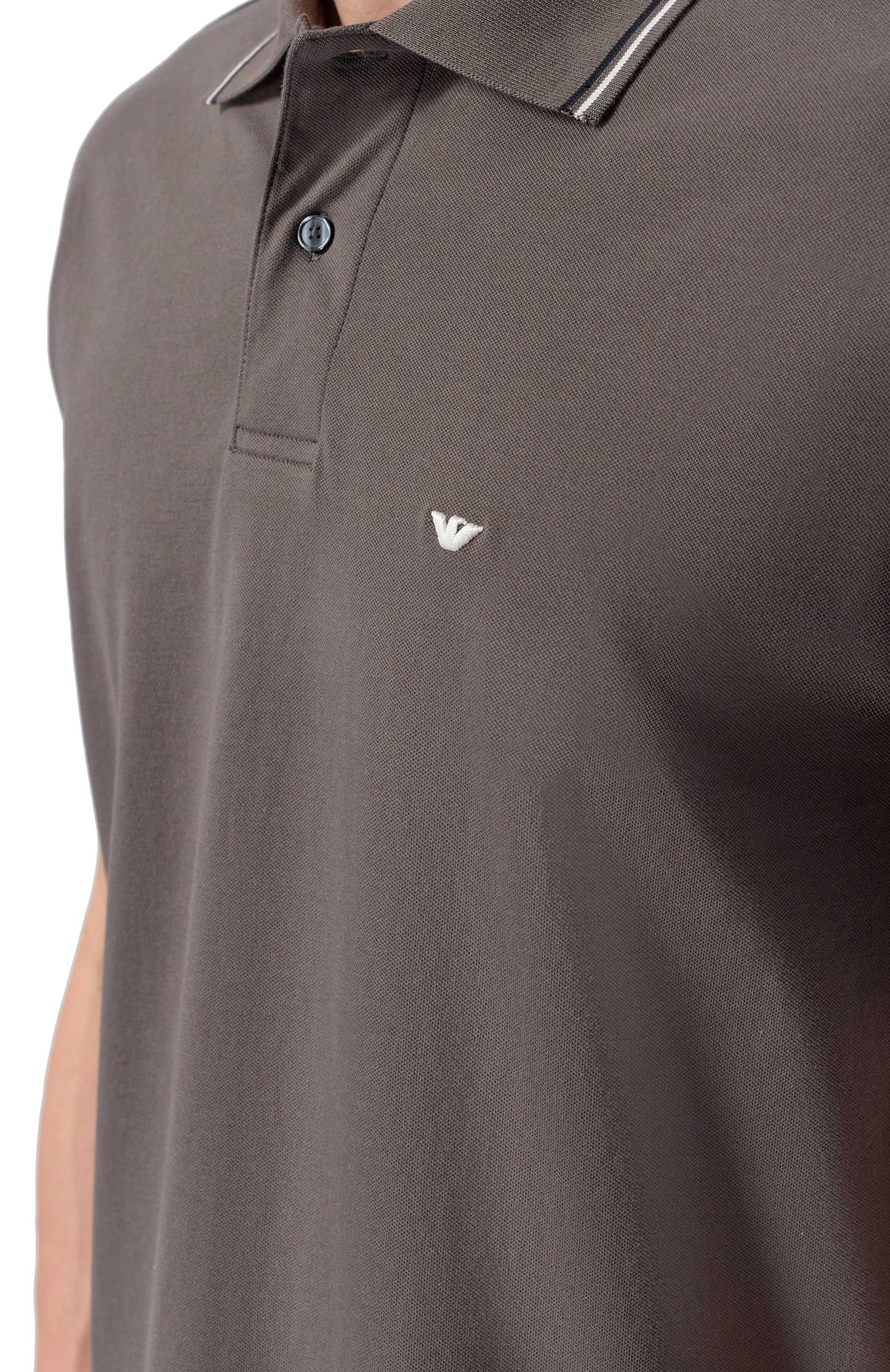 Хлопковое поло EMPORIO ARMANI, арт. EM004607/AF23090, фото 5