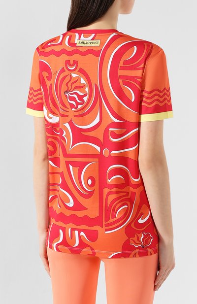 Хлопковая футболка EMILIO PUCCI, арт. 0EJP45/0E994, фото 4