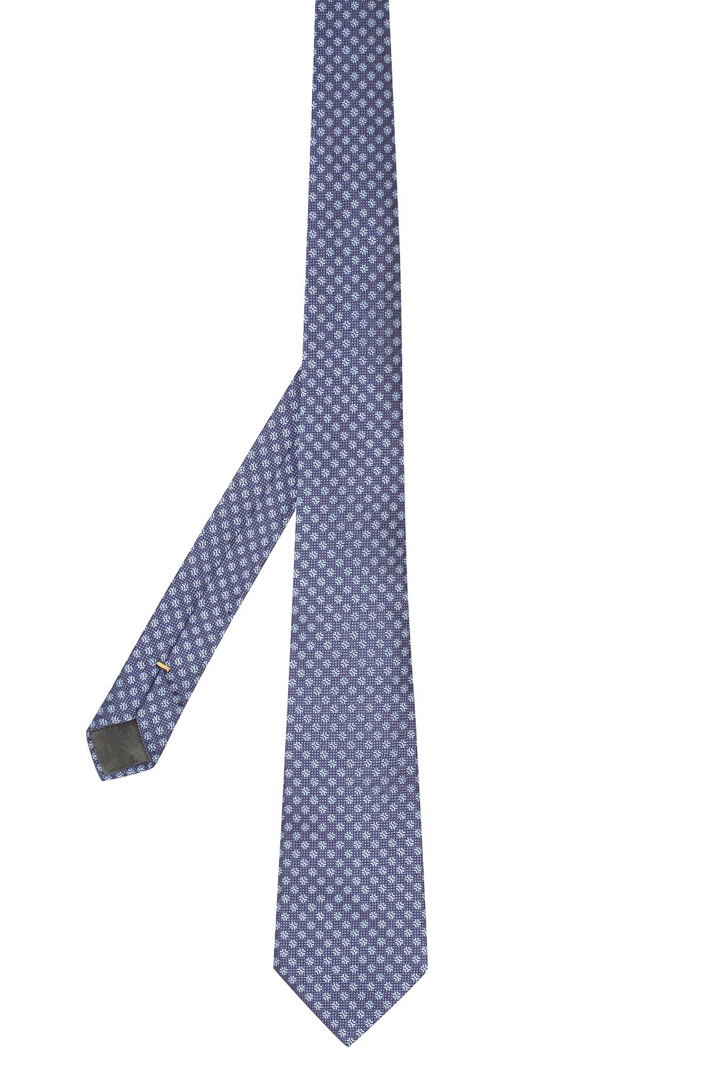 Шелковый галстук CANALI темно-синего цвета по цене 9525 руб., арт. 18/HJ02255, фото 2 Шелковый галстук CANALI, арт. 18/HJ02255, фото 2