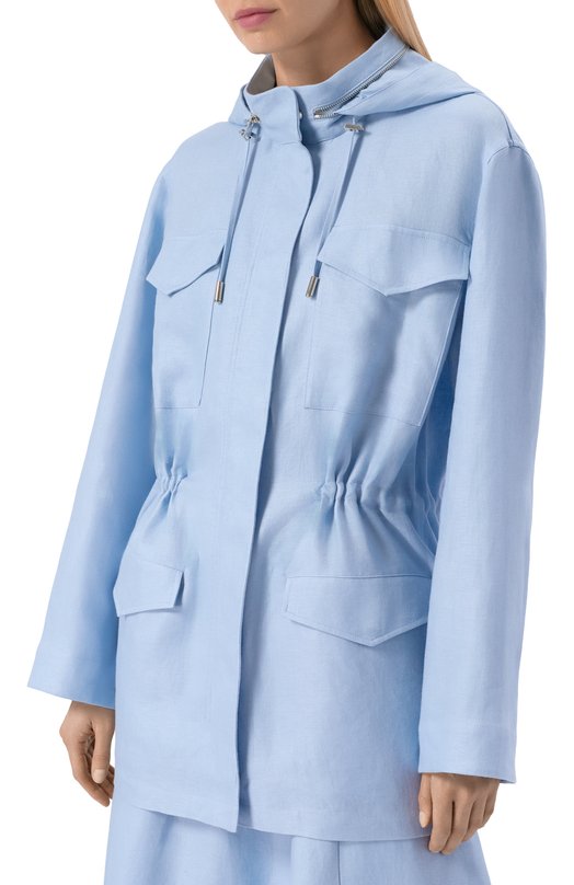 Льняная куртка MVST M26.2PW.0024/T30 Голубой  M26.2PW.0024/T30 Фото 3