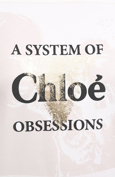 Хлопковый свитшот CHLOÉ, арт. CHC20AJH26085, фото 5