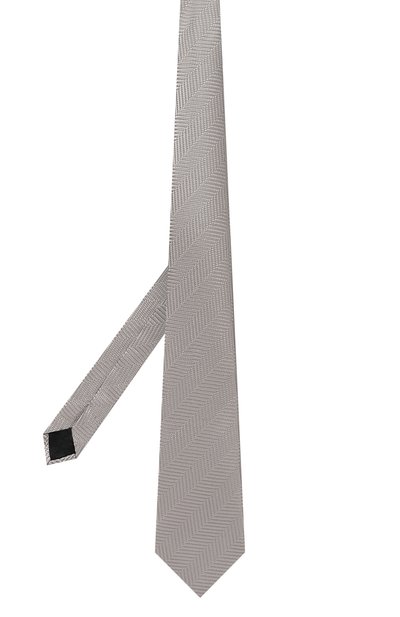 Шелковый галстук LANVIN светло-серого цвета по цене 15400 руб., арт. 3059/TIE, фото 3 Шелковый галстук LANVIN, арт. 3059/TIE, фото 3