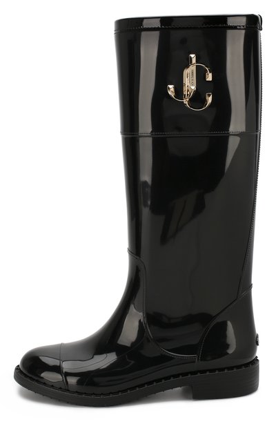 Резиновые сапоги edith JIMMY CHOO черного цвета по цене 42600 руб., арт. EDITH/JC/JCU, фото 3 Резиновые сапоги edith JIMMY CHOO, арт. EDITH/JC/JCU, фото 3