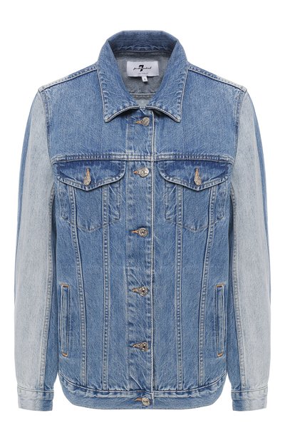 Женская джинсовая куртка 7 FOR ALL MANKIND, арт. JSVN0660BL
