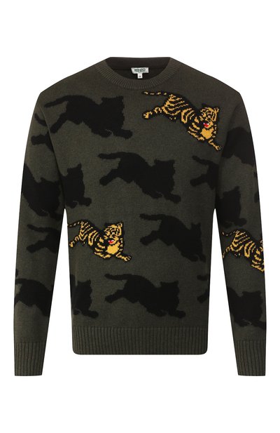 Джемпер из смеси хлопка и шерсти KENZO, арт. F965PU2113LA, фото 1