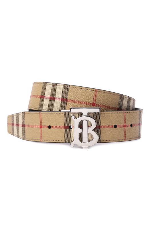Двусторонний ремень Burberry 8069853 Бежевый 8069853