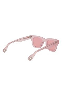 Женские солнцезащитные очки JACQUEMUS светло-розового цвета, арт. LES LUNETTES N0CI0 MULTI PINK | Фото 4 (Тип очков: С/з; Региональные ограничения белый список (Axapta Mercury): Не проставлено; Нос: Не проставлено; Материал: Пластик; Оптика Гендер: оптика-женское; Очки форма: Квадратные)