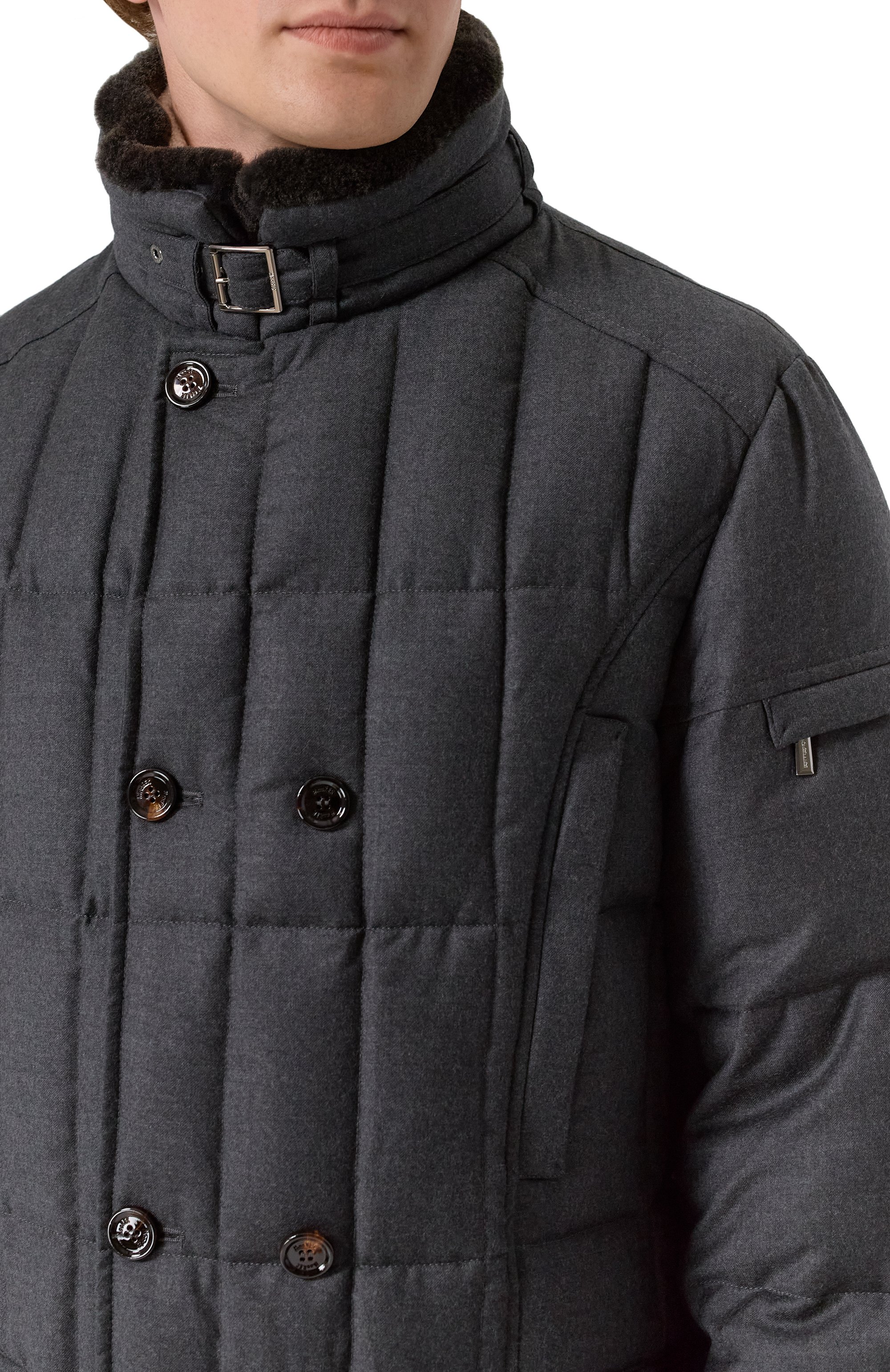 Пуховик morris-l с воротником из овчины MOORER, арт. M0RRIS/L, фото 5