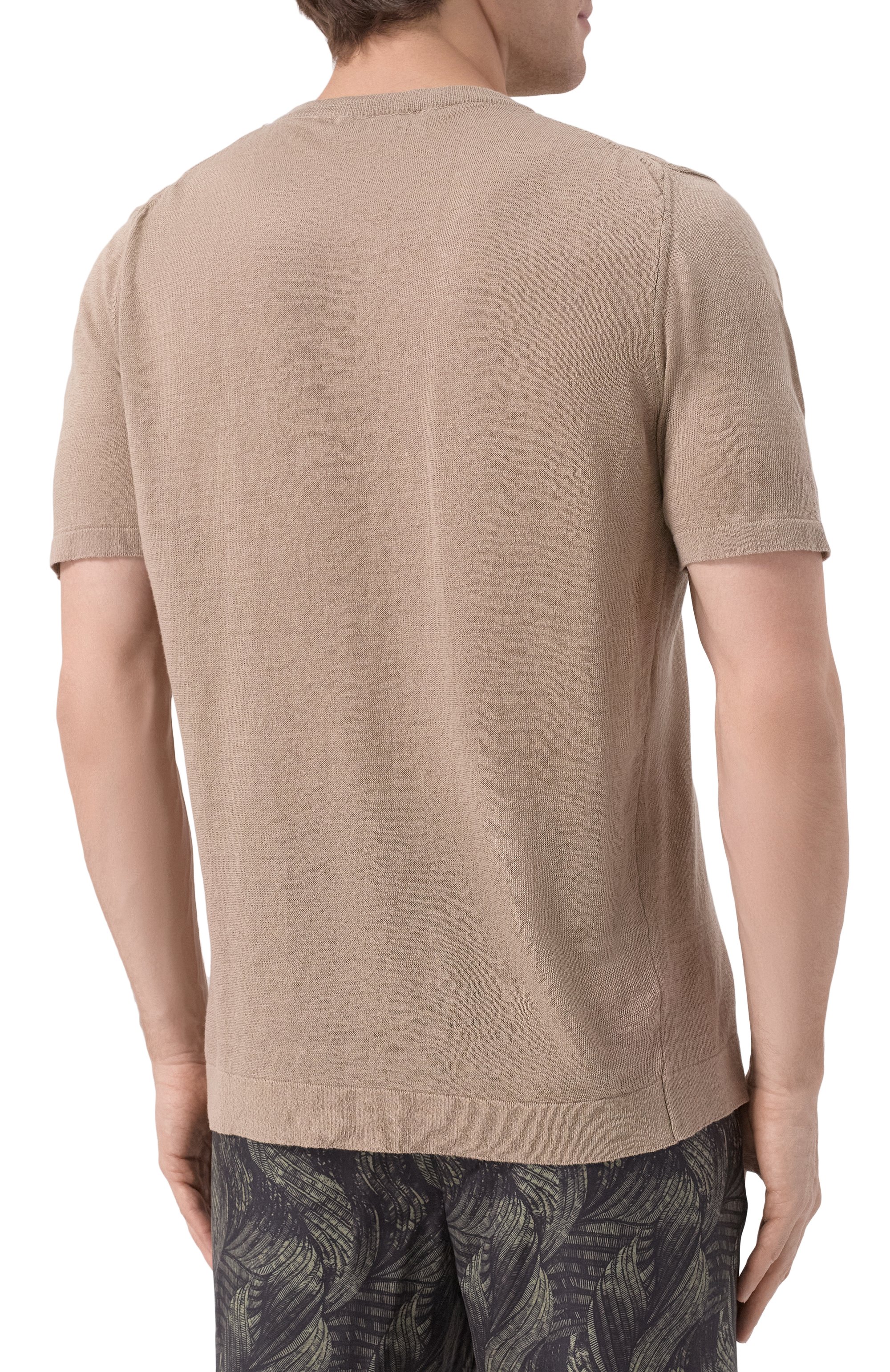 Джемпер изо льна и хлопка INLINUM бежевого цвета по цене 19250 руб., арт. S0FIA, фото 4 Джемпер изо льна и хлопка INLINUM, арт. S0FIA, фото 4