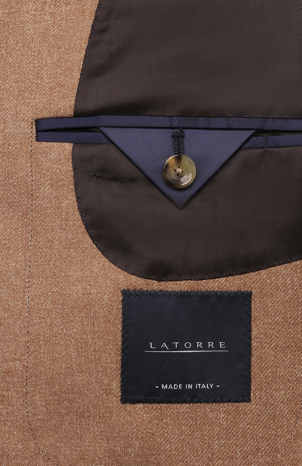 Пиджак из шерсти и хлопка SARTORIA LATORRE, арт. EF74/UG0515, фото 8