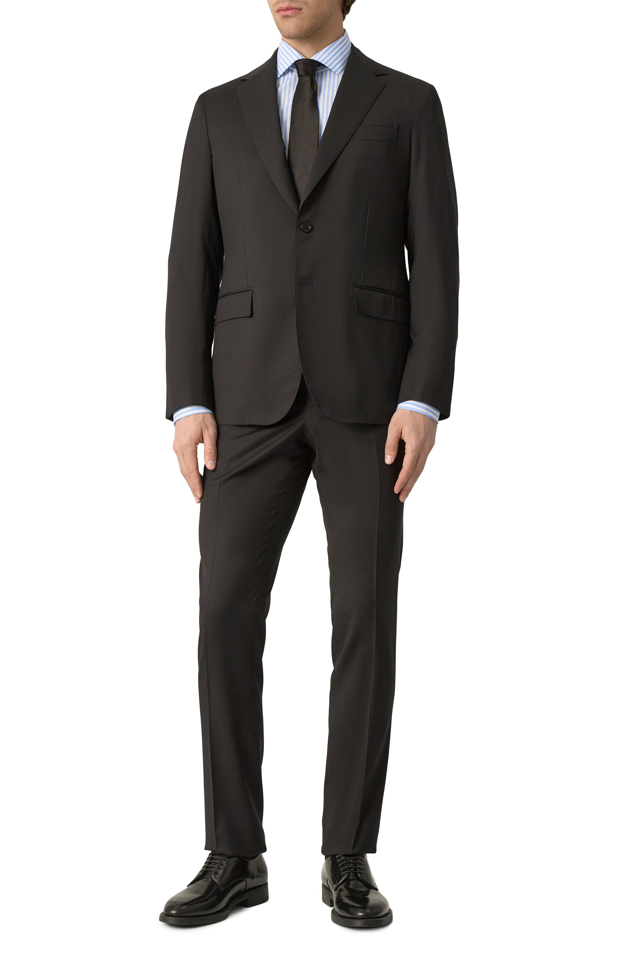 Хлопковая сорочка LUIGI BORRELLI, арт. PS10004, фото 2