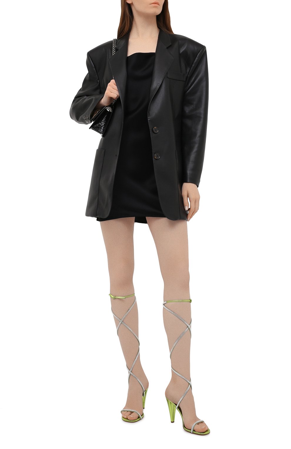 Кожаные босоножки amina ALEXANDRE VAUTHIER, арт. AMINASANDALCR, фото 2