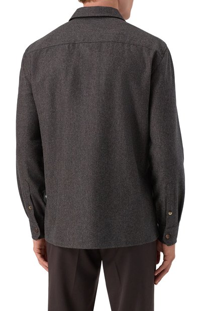 Шерстяная рубашка BRUNELLO CUCINELLI, арт. M038P0720, фото 4