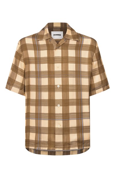 Мужская рубашка из вискозы JIL SANDER, арт. J22DL0364/J65341