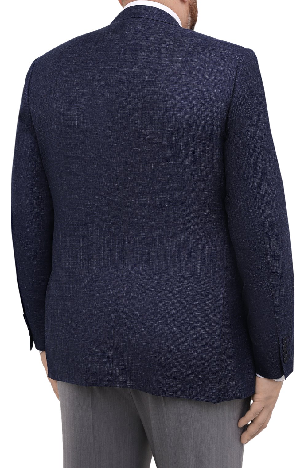 Пиджак из шерсти и шелка CANALI, арт. 21280/CU00383, фото 4