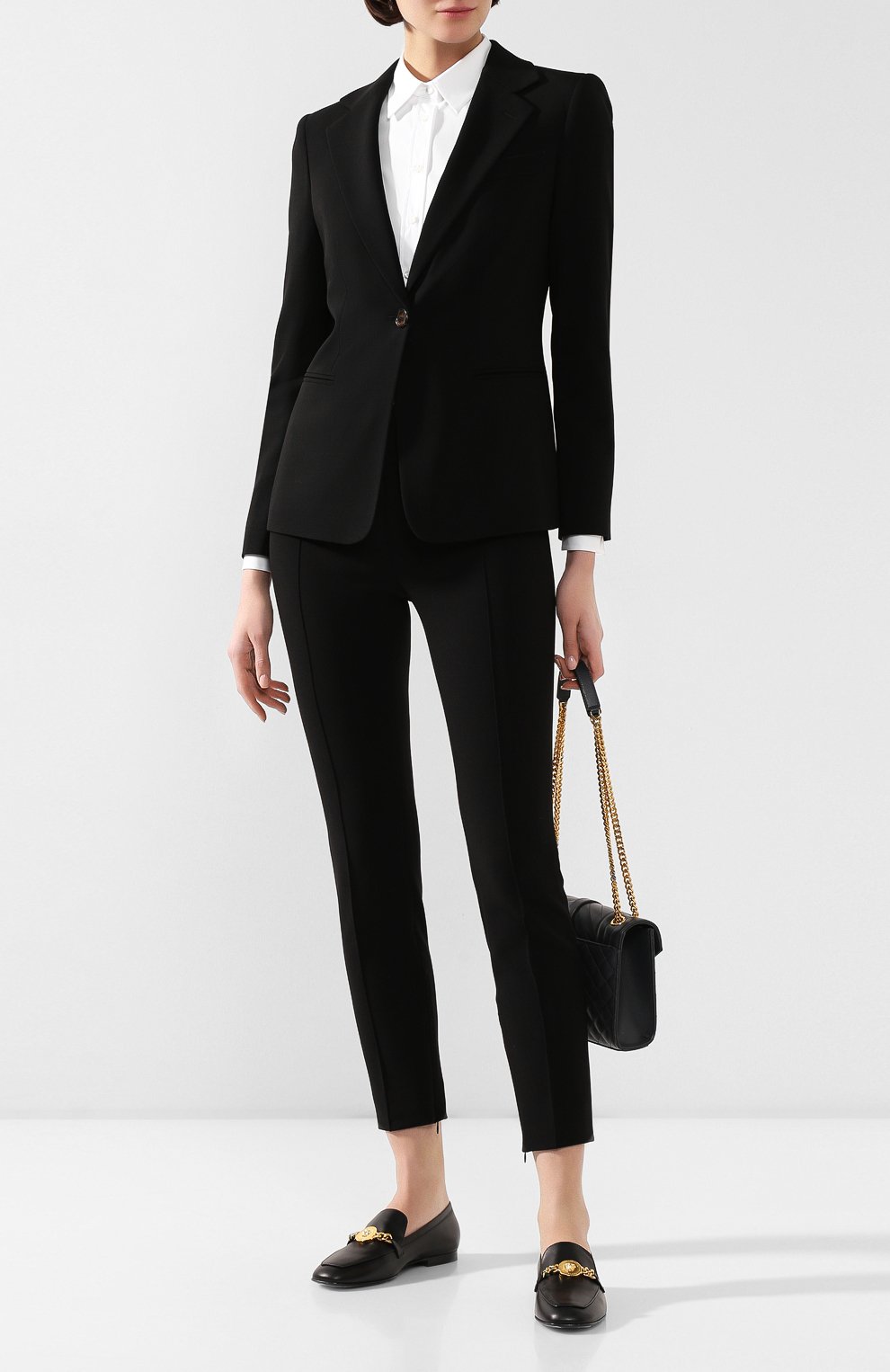 Шерстяной жакет GIORGIO ARMANI черного цвета по цене 171500 руб., арт. 0SHGG0DC/T01HK, фото 2 Шерстяной жакет GIORGIO ARMANI, арт. 0SHGG0DC/T01HK, фото 2