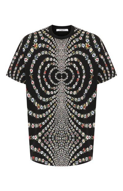 Хлопковая футболка  GIVENCHY, арт. BM70PR3002, фото 1