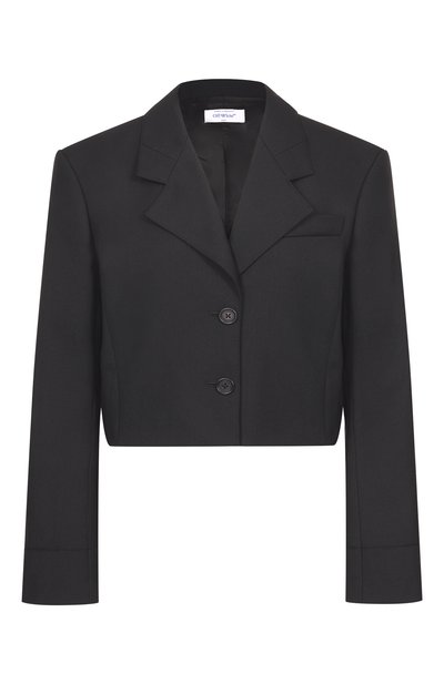 Женский жакет из шерсти и лиоцелла OFF-WHITE, арт. 0WEF12LF25FAB001