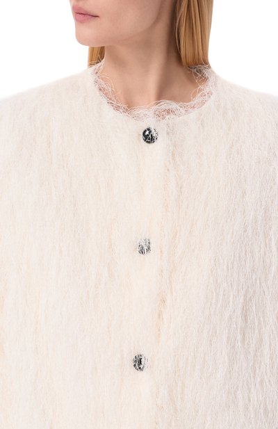 Полупальто LOULOU DE SAISON кремового цвета по цене 54550 руб., арт. FILIP0, фото 5 Полупальто LOULOU DE SAISON, арт. FILIP0, фото 5