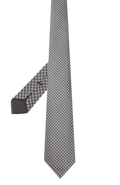 Шелковый галстук TOM FORD серого цвета по цене 26700 руб., арт. 5TF06/XT0, фото 2 Шелковый галстук TOM FORD, арт. 5TF06/XT0, фото 2