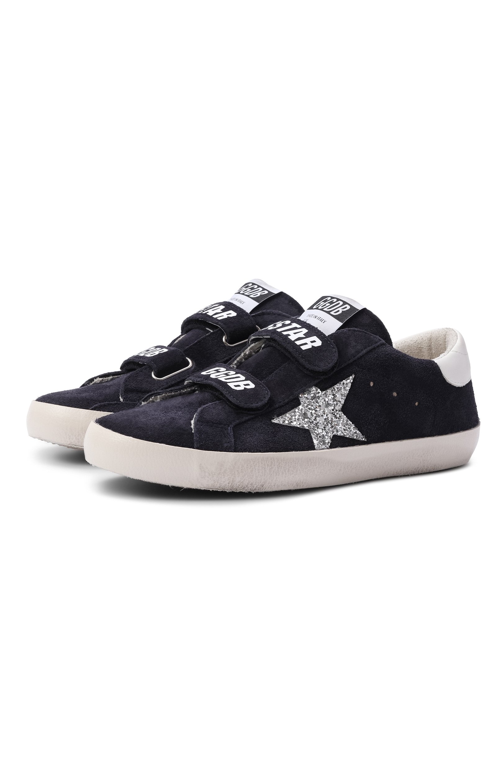 Замшевые кеды old school GOLDEN GOOSE DELUXE BRAND, арт. GTF00111.F008034, фото 1