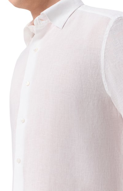 Льняная рубашка STEFANO RICCI белого цвета по цене 95900 руб., арт. MC007892/BX2922, фото 5 Льняная рубашка STEFANO RICCI, арт. MC007892/BX2922, фото 5