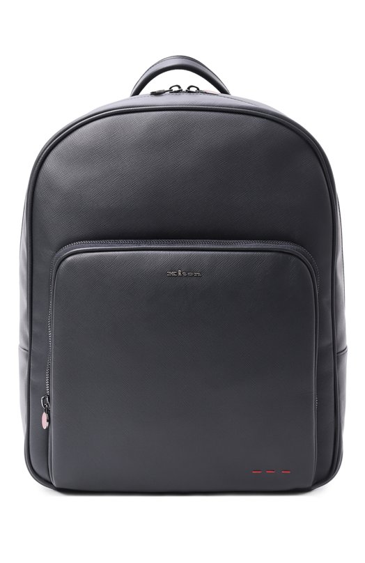 Кожаный рюкзак Kiton UBA0145N0126902 Синий UBA0145N0126902