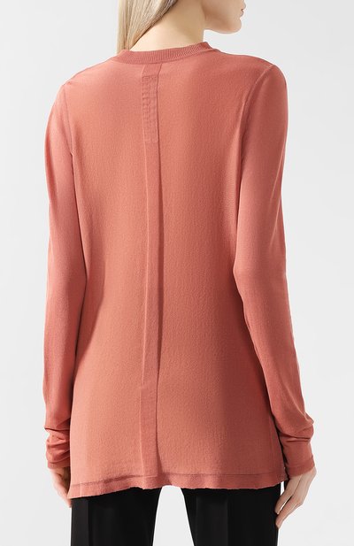 Хлопковый пуловер RICK OWENS, арт. RP19S6634/C, фото 4