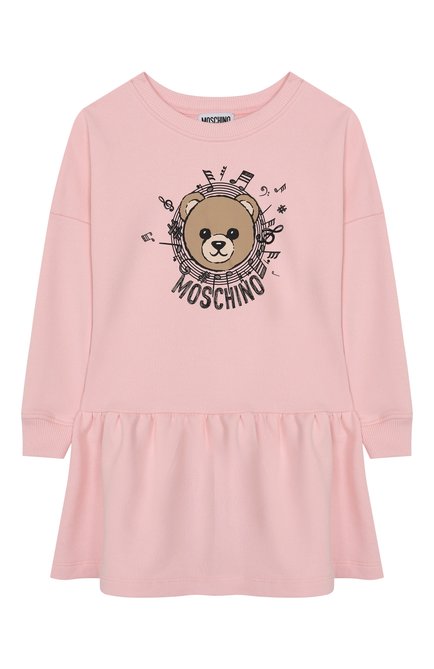 Хлопковое платье MOSCHINO, арт. HDV0GS/LCA23/4-8