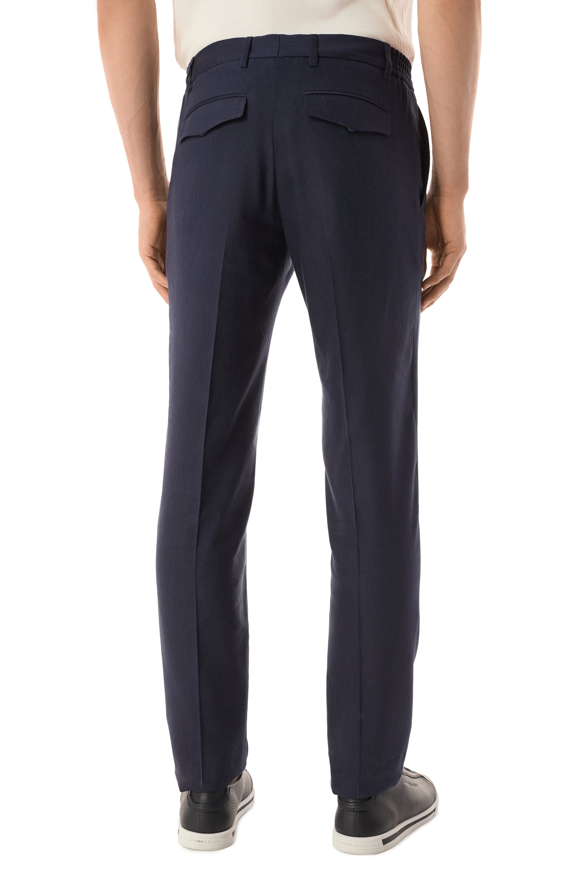 Брюки изо льна и шерсти STEFANO RICCI, арт. M1T8000006/WL003L, фото 4